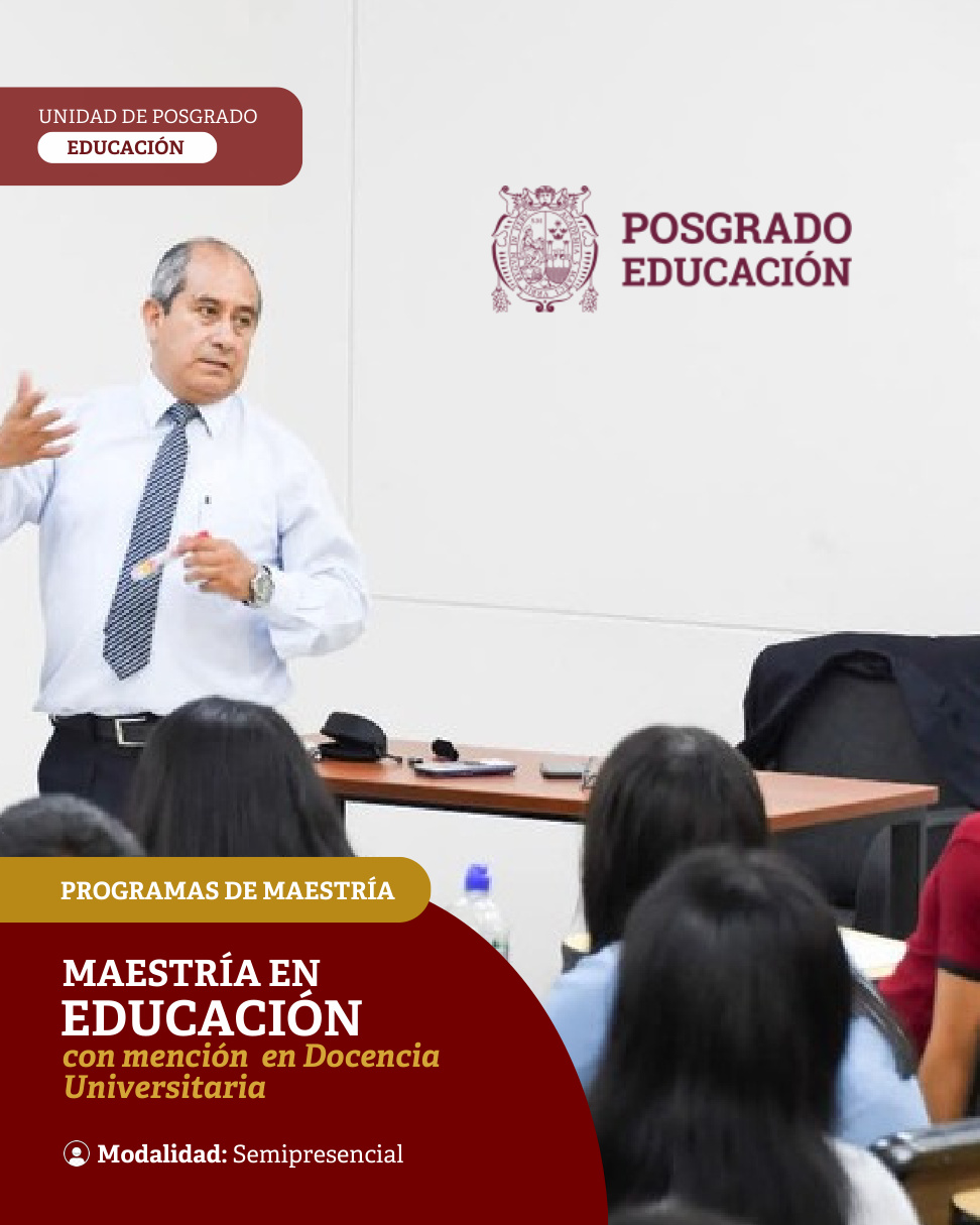 Maestría en Educación con mención en Docencia Universitaria